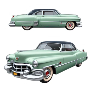 1949 cadillac coupe deville sticker