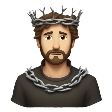 crown of thorns sticker