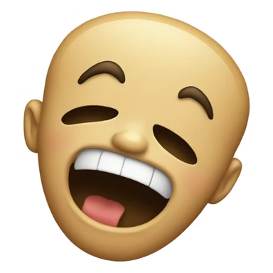 an emoji choking itself sticker