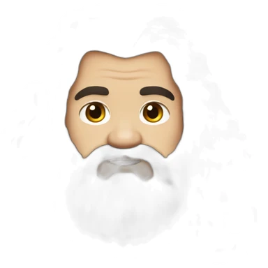 long brown haired Hagrid sticker