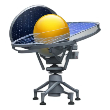 satellite broadcast sticker