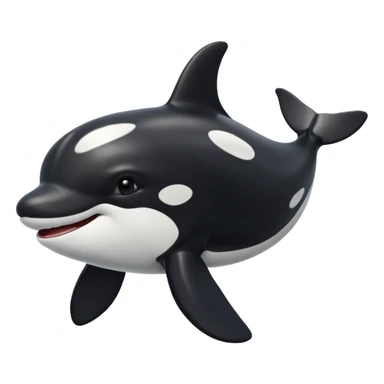 freindly orca emoji sticker