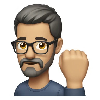 realistic portrait of a man sticker