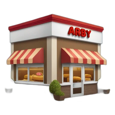 Arby’s restaurant sticker