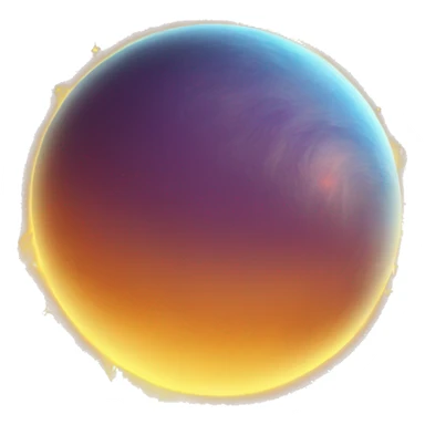 Sun with planet  sticker