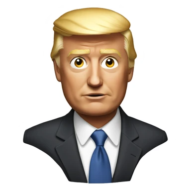 Realistic Donald Trump sticker