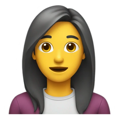 Persona editando videos sticker