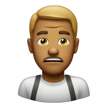 disgusted face emoji sticker