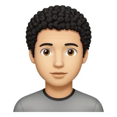 mas blaquito y con crespos peli negro motilado hobre mas morenito mas morenito sticker