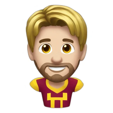 Messi 8 golden balls sticker