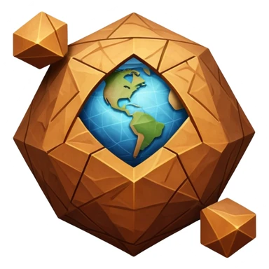 earth element symbol sticker
