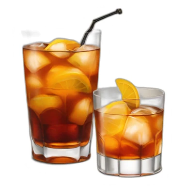 old fashioned cocktail sticker