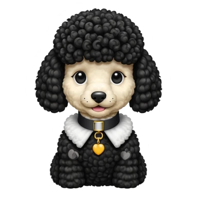 Perro poddle sticker