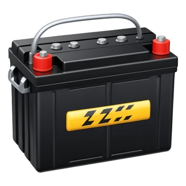 Batería de auto sticker