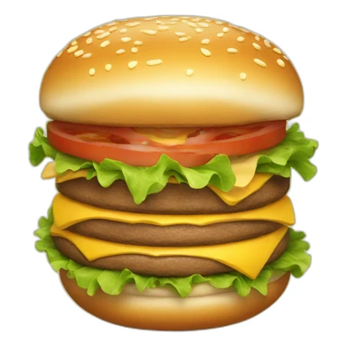happy burger sticker