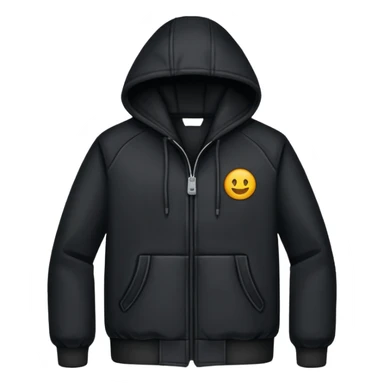 Hood of a jacket sticker