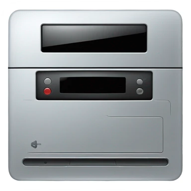 dvd player silver sticker