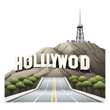 Hollywood Sign sticker