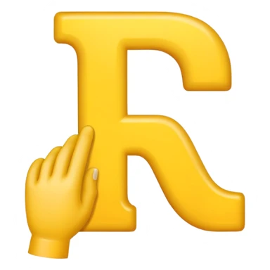 Emoji hand making the letter L with thumb and forefinger sticker
