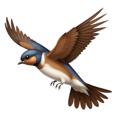 Una rondine che vola sticker