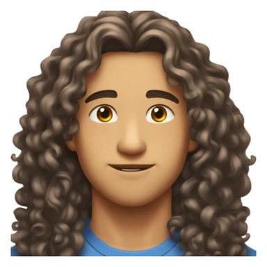 majestic very cute guy that wears makuo super cute and zesty long curly lucious locks fat 16 year old  sticker