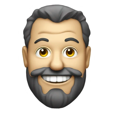 fat joker with beard sticker