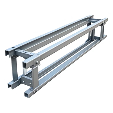 I-beam steel girder for construction sticker