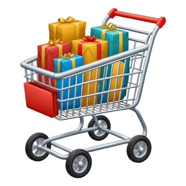 hazme un carrito de comrpas sticker