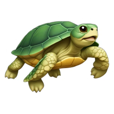Tortue sur Souris sticker