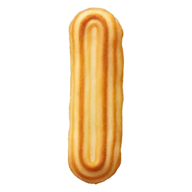 Horizontal filled cream churro sticker