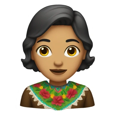 mexican woman  sticker