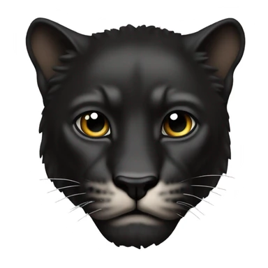 Animal pantera negra feroz cuerpo completo sticker