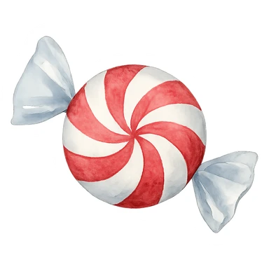 winter candy, remove background sticker