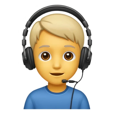 kids with headphones sticker