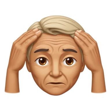 hitting the forehead sticker