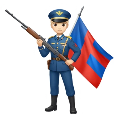 special force with russian flag sticker