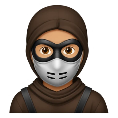  portrait of robber  sticker