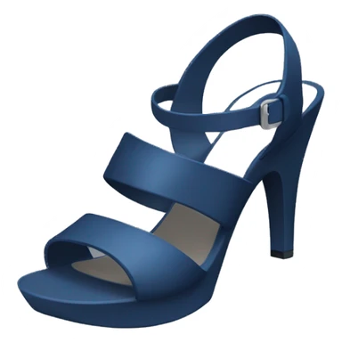 Dark blue sandals sticker