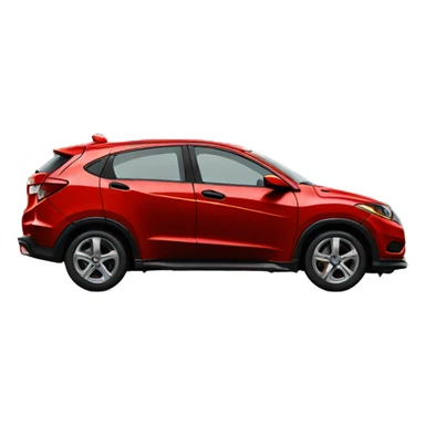 Red Honda Hrv sticker