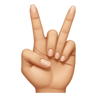emodji de mains réaliste faisait doigt d’honneur sticker