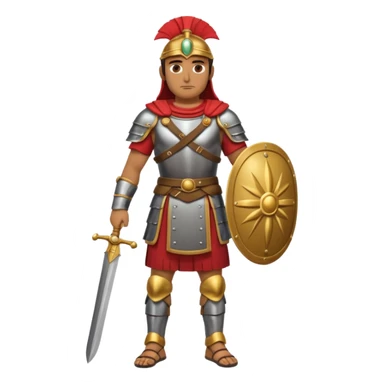 Famoso general cartagines de la época púnica, foto del cuerpo entero sticker