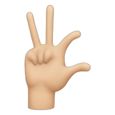 Mensch Zeigefinger nach oben zeigt sticker