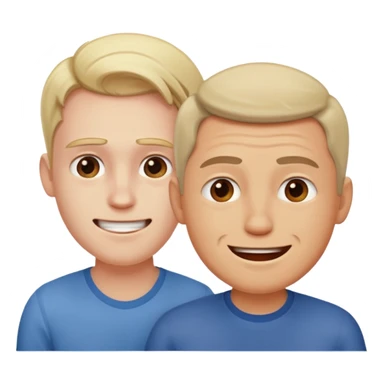 The man was upset and the man next to him was happy. sticker