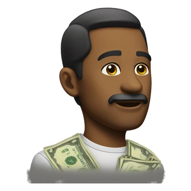 Money emoji sticker