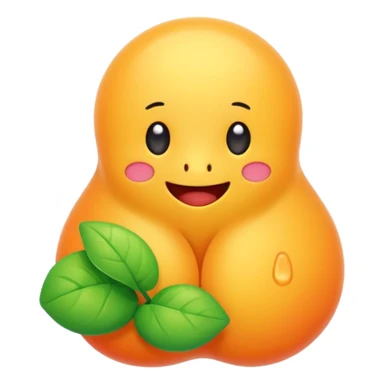 enzyme as a cute character sticker