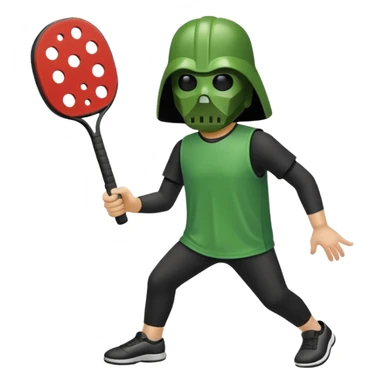 Darth pickleball sticker