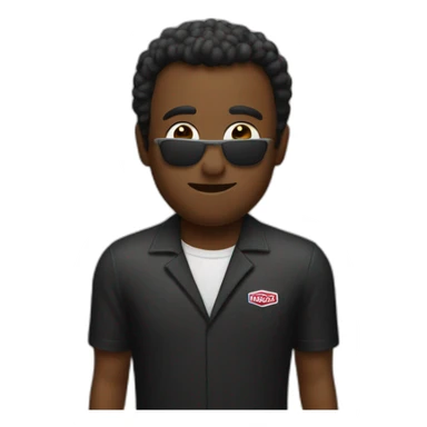 Black Dominos sticker