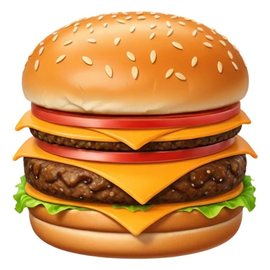 hamburguesa con cheddar sticker