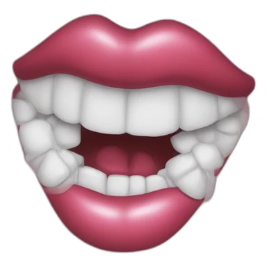 kiss your lips sticker