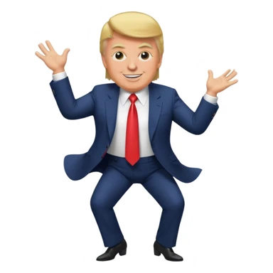 trump dance sticker